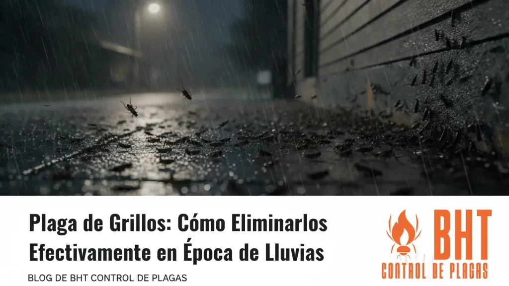 como eliminar plagas de grillos